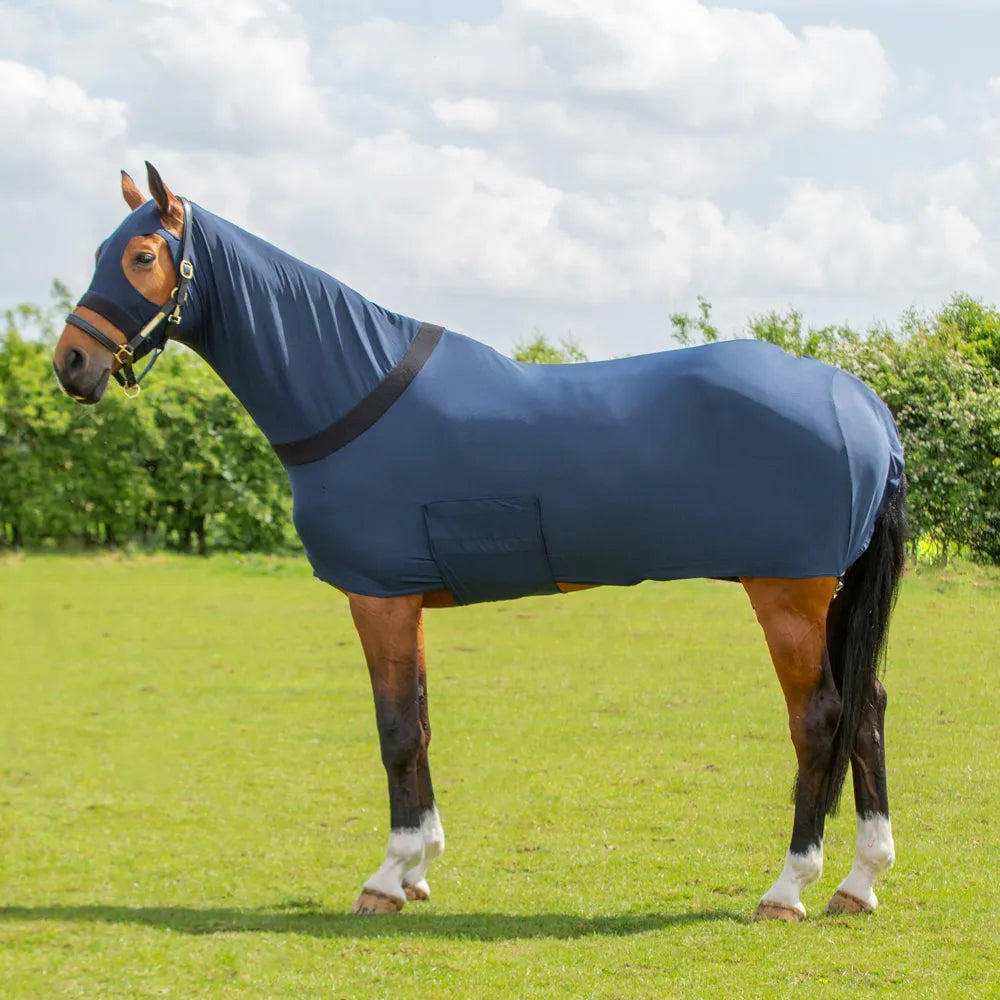 Hy Equestrian lycra flex rug with belly flap