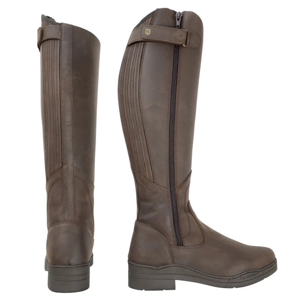 Hy Equestrian Londonderry Winter Country Riding Boots - brown