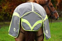 Yellow hi vis reflected waterproof exercise sheet rug