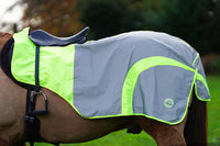 Yellow hi vis reflected waterproof exercise sheet rug