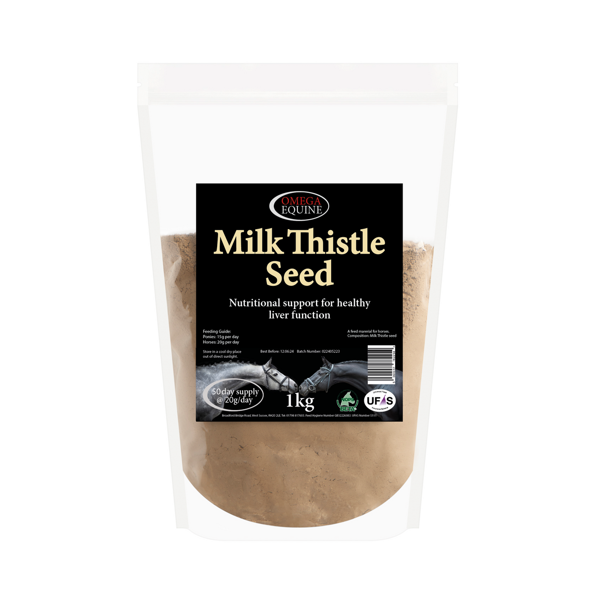 Omega milk thistle seed