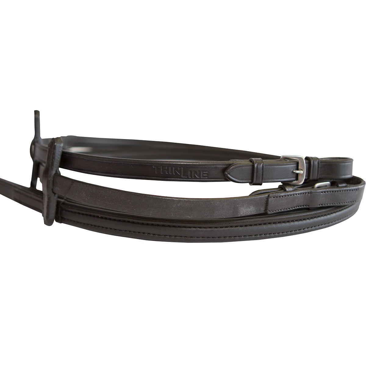 ThinLine english reins non-slip grip - Black