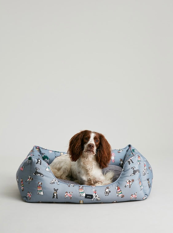 Joules Rainbow Dogs Box Bed