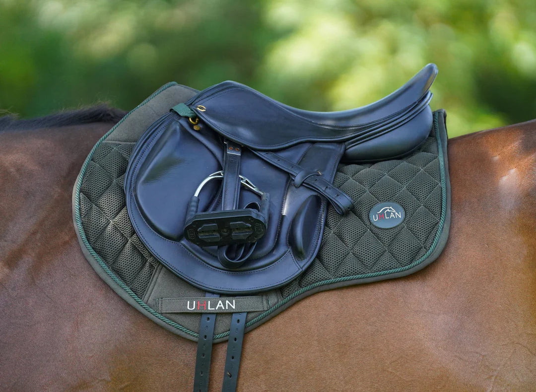 Hunter green airflow saddle pad GP / Jump