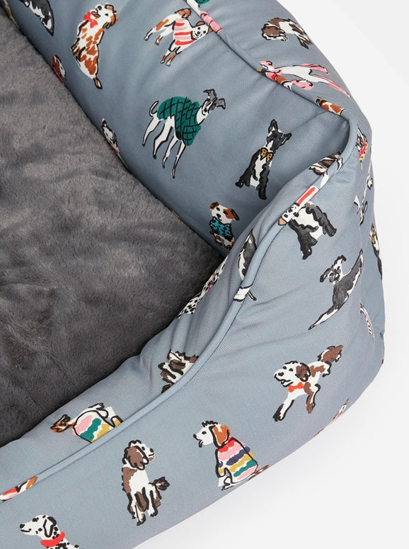 Joules Rainbow Dogs Box Bed