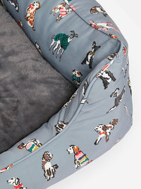 Joules Rainbow Dogs Box Bed