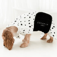 Dalmatian drying robe