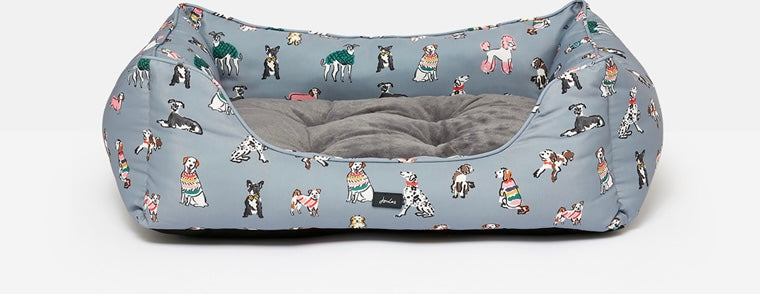 Joules Rainbow Dogs Box Bed