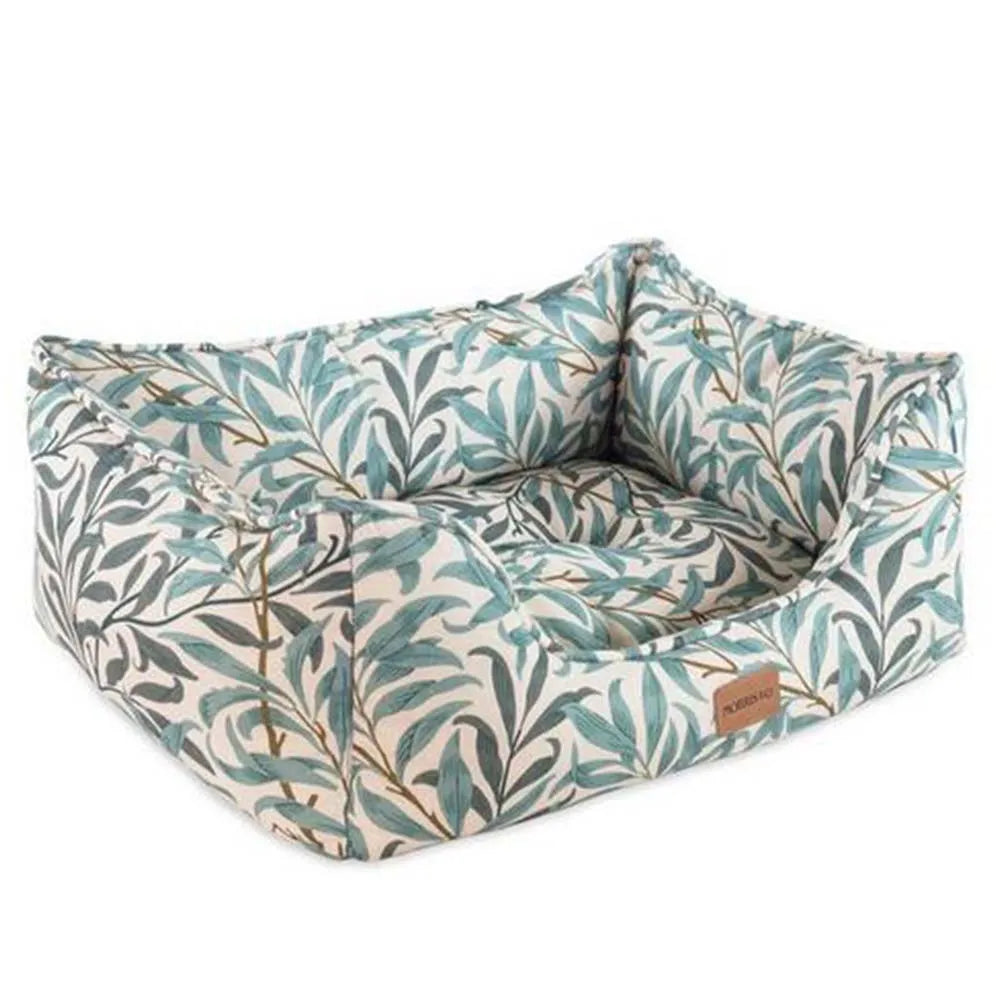 Morris & Co willow boughs print square bed