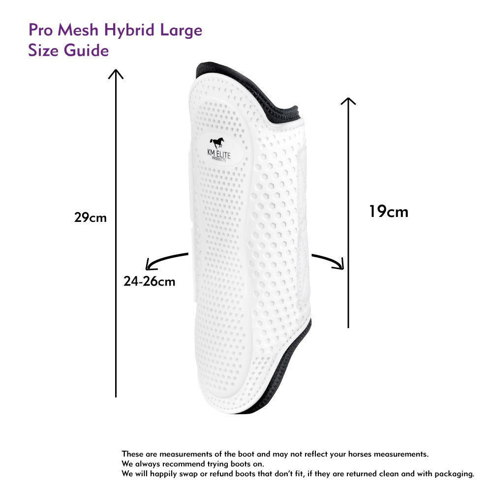 Pro mesh hybrid brushing boot white/black