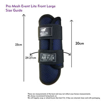 Pro mesh event boots black/blue front