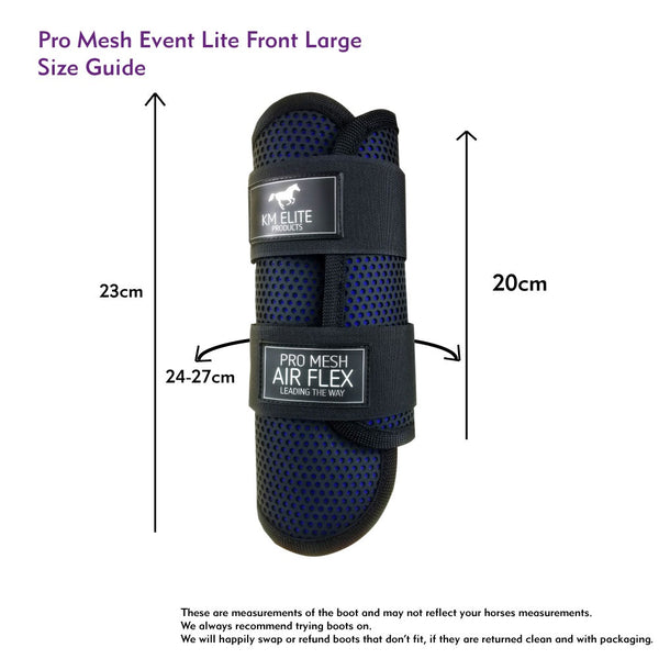 Pro mesh event boots black/blue front