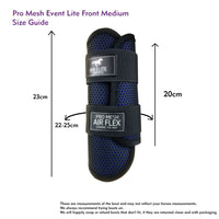 Pro mesh event boots black/blue front